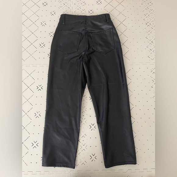 Abercrombie & Fitch‎ The Ankle Straight Ultra High Rise Faux Leather pants - Picture 10 of 10